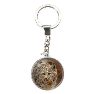 Obrázek z Klíčenka kulatá 3,2cm - rys (24) 